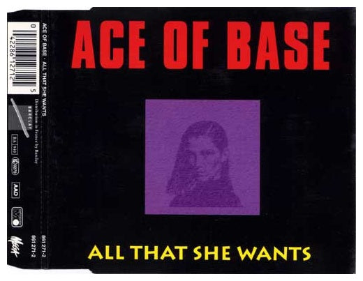 ACE OF BASE - ALL THAT SHE WANTS | CD SINGLE USADO