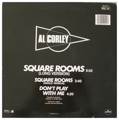 AL CORLEY - SQURE ROOMS | 12" MAXI SINGLE USADO
