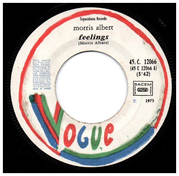 MORRIS ALBERT - FEELINGS | 7'' SINGLE VINILO USADO