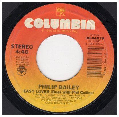 PHILIP BAILEY AND PHIL COLLINS - EASY LOVER | 7" SINGLE USADO