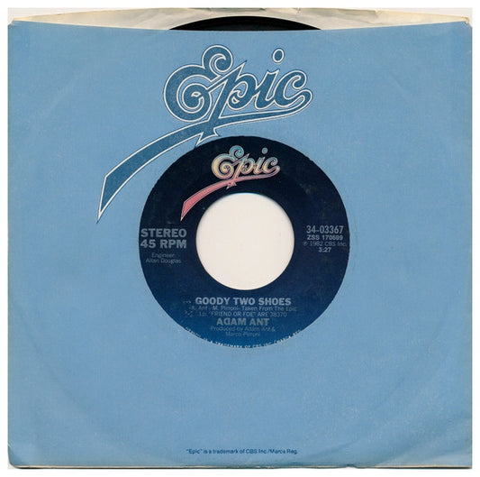 ADAM ANT - GOODY TO SHOES | 7" SINGLE USADO