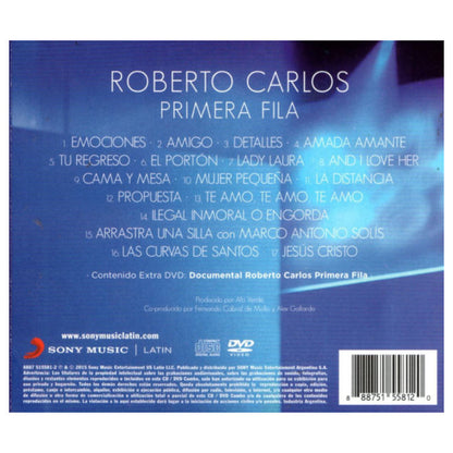 ROBERTO CARLOS - PRIMERA FILA  (CD+DVD) | CD