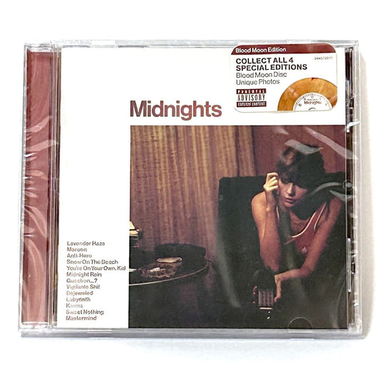 TAYLOR SWIFT - MIDNIGHTS (BLOOD MOON EDITION-CLEAN) | CD
